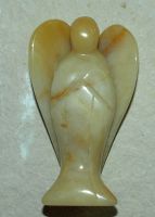 Calcit - Engel Figur - 80 mm - 1 St�ck