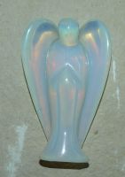 Opalith synth. - Engel Figur - 80 mm - 1 St�ck