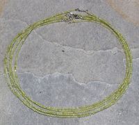 Opal gelb - Kugel - facettiert - 2mm - Edelstein Kette