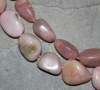 Anden Opal pink - Barock - 15-20mm - Kettenstrang
