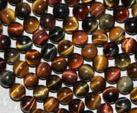 Tigerauge - multi - Kugel - 12mm - Kettenstrang