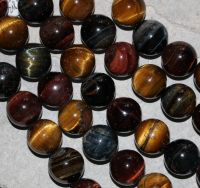 Tigerauge - multi - Kugel - 18mm - Kettenstrang
