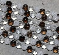 Bergkristall - Rauchquarz - Kugel - 6mm - Kettenstrang