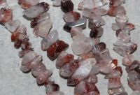 H�matitQuarz - Freeform - 12-22mm - Kettenstrang