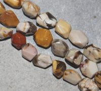 Versteinertes Holz - Freeform - facettiert - Kettenstrang