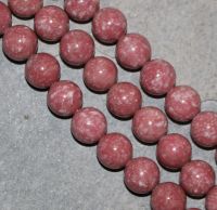 Thulit - Kugel - 12mm - Kettenstrang