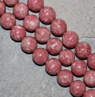 Thulit - Kugel - 10mm - Kettenstrang