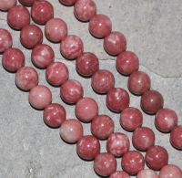 Thulit - Kugel - 6mm - Kettenstrang