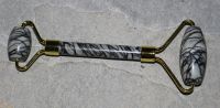 Jaspis grau - Massageroller - 14 cm lang - in Geschenkbox