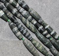Silberauge Serpentin - Spindel - matt - 20mm - Kettenstrang