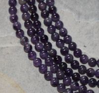 Amethyst - Kugel - 10mm - Kettenstrang
