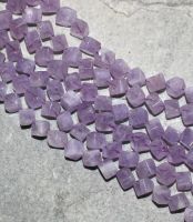 Amethyst - W�rfel - 6mm - Kettenstrang