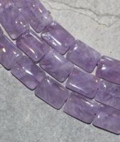 Amethyst - Rechteck - 18x13mm - Kettenstrang