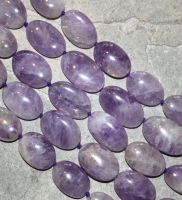 Amethyst - Oval - 15-18mm - Kettenstrang