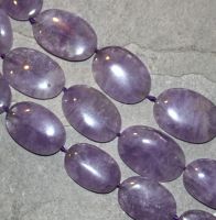 Amethyst - Oval - 35x22mm - Kettenstrang