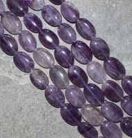 Amethyst - Oval - 12-13mm - Kettenstrang