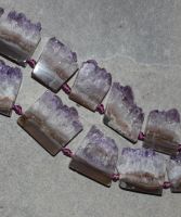 Amethyst - Freeform - Kristalle - 20-35mm - Kettenstrang