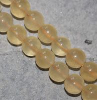 Calcit gelb orange - Kugel - 8mm - Kettenstrang