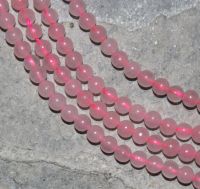 Rosaquarz - Kugel - 4mm - Kettenstrang