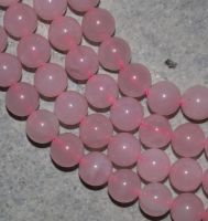Rosaquarz - Kugel - 8mm - Kettenstrang