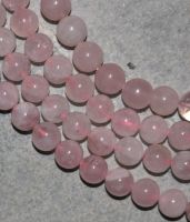 Rosaquarz - Kugel - 10mm - Kettenstrang