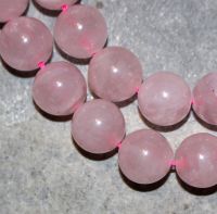 Rosaquarz - Kugel - 12mm - Kettenstrang
