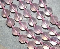 Rosaquarz - Kugel - 12mm - Kettenstrang