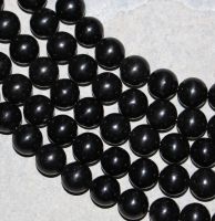 Gagat - Kugel - 10mm - Kettenstrang
