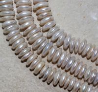 S�sswasserPerlen - Button - 12-14mm - Kettenstrang