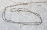 Kette aus Metall - silberfarbig - 2,5mm -  80 cm - 10 St�ck