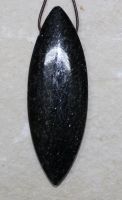 Muskovit Mica - Freeform gebohrt - Navette - Anh�nger