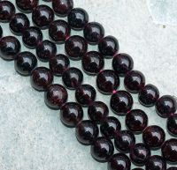 Granat - Kugel - 10mm - Kettenstrang