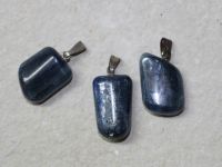 Cyanit Disthen - Anh�nger - Trommelstein mit �se - 1 St�ck