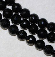 Onyx - Kugel - facettiert - 10mm - Kettenstrang