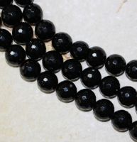 Onyx - Kugel - facettiert - 14mm - Kettenstrang