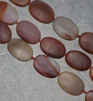 Karneol - Oval - 20x30mm - Kettenstrang