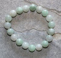 Jade Burma - Kugel - 10mm - Armband Elastik - 1 St�ck