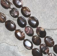 Outback Jaspis - Oval - 16x12mm - Kettenstrang