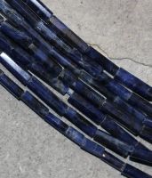 Sodalit - St�bchen - facettiert - 3,5-4,5mm - Kettenstrang