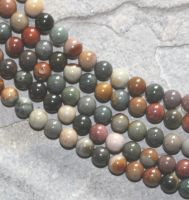 Polychrome Jaspis - Kugel - 6mm - Kettenstrang