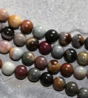 Polychrome Jaspis - Kugel - 10mm - Kettenstrang