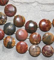 Cherry Creek Jaspis - Disc - 22mm - Kettenstrang
