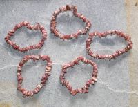 Rhodochrosit - Splitter - Armband Elastik - 5 St�ck