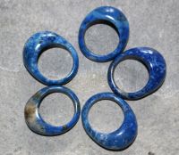 Lapis - Ring gew�lbt - Gr��en Mix - 5 St�ck