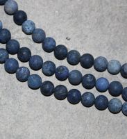 Dumortierit - Kugel - matt - 10mm - Kettenstrang