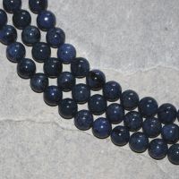 Dumortierit - Kugel - 10mm - Kettenstrang