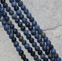 Dumortierit - Kugel - 4mm - Kettenstrang