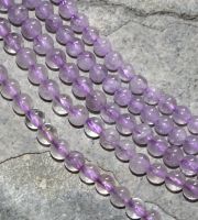 Amethyst hell - Lavendel - Kugel - 4mm - Kettenstrang