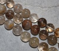 Rutilquarz - Kugel - 17-18mm - Kettenstrang