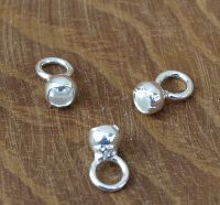 Kapsel Kalotte - Sterling Silber - Geschlossen - 4mm - 20 St�ck